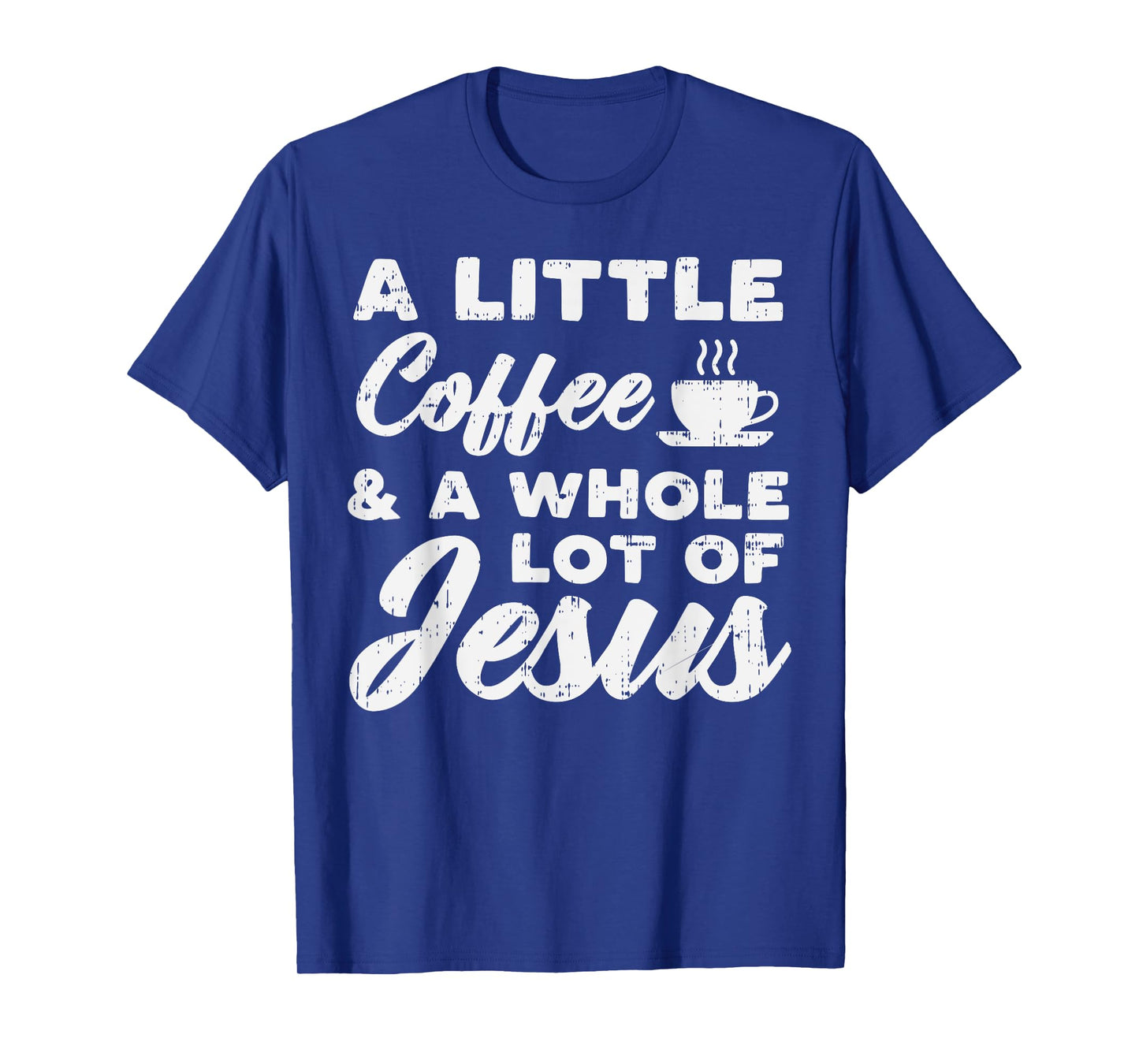 Little Coffee Jesus God Christ Religious Christian Gift T-Shirt