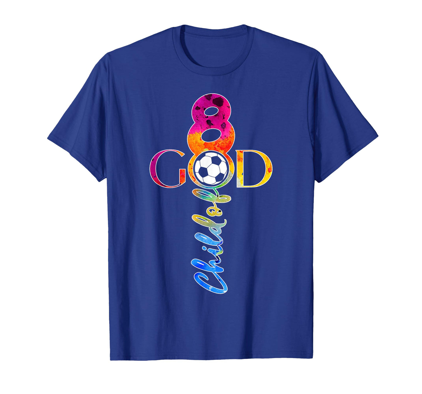 JESUS 8 YEARS CHILD OF GOD SOCCER 8TH BIRTHDAY T-Shirt