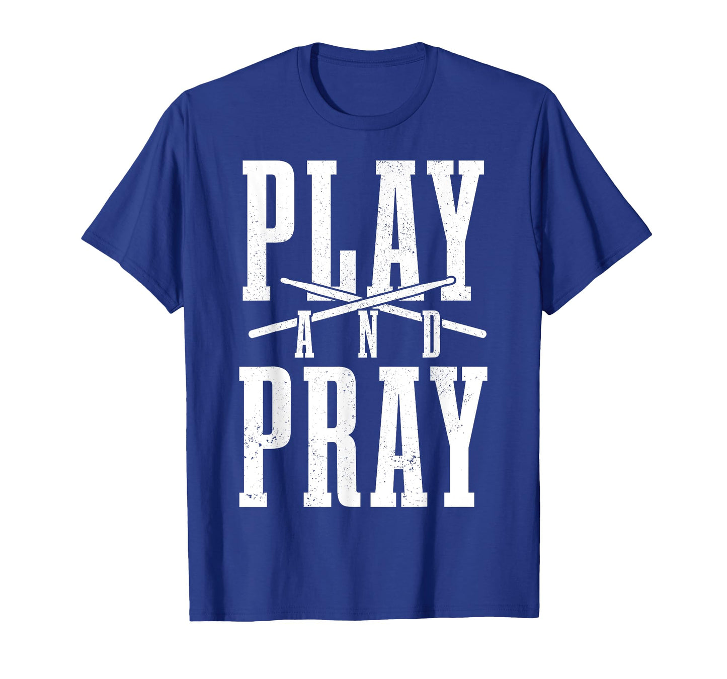 Christian Drummer Play & Pray Drumming Drums T-Shirt