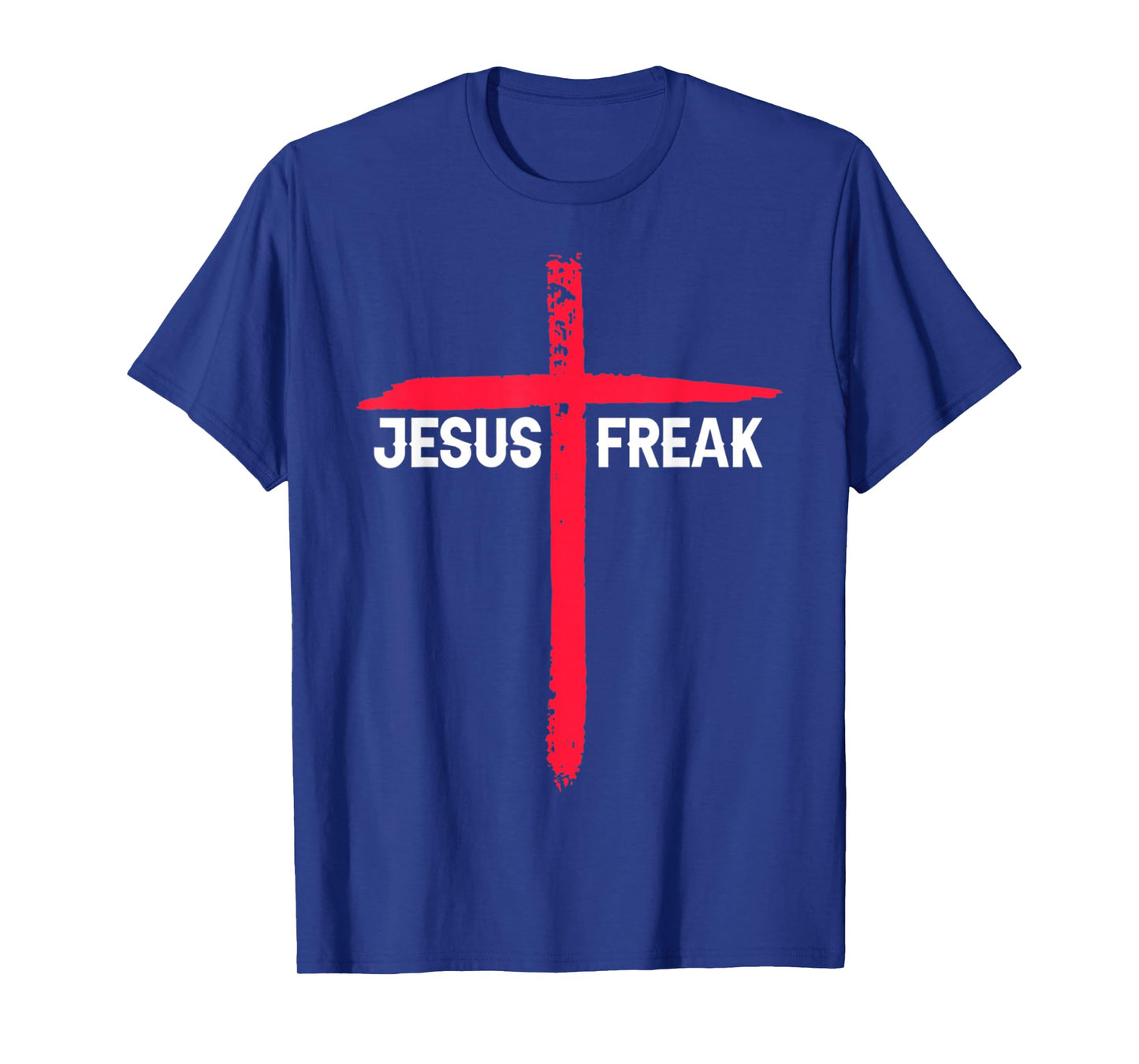 Vintage Jesus Freak Christian Religious Faith Cross Design T-Shirt