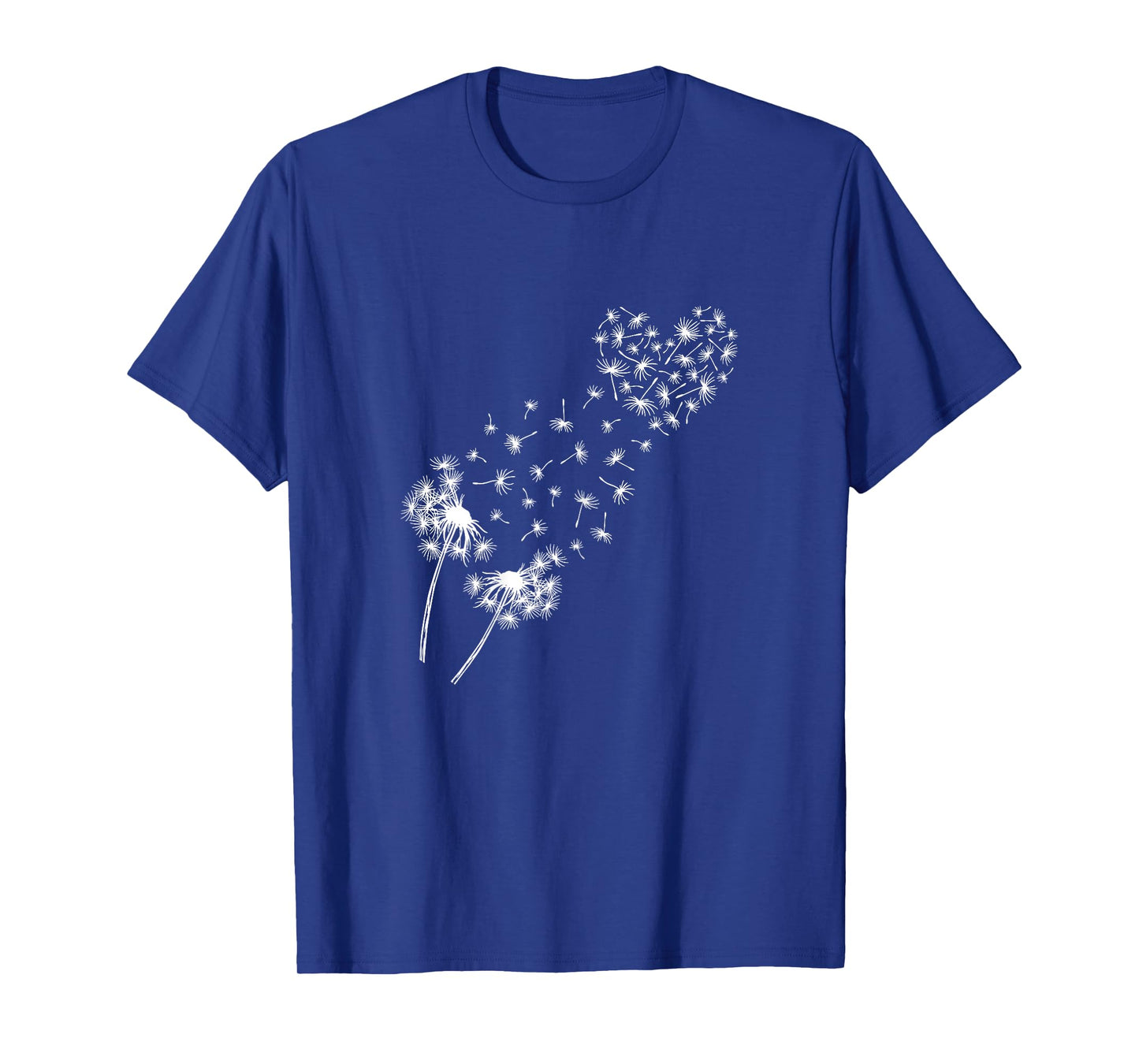 Dandelion Heart Dandelion Flowers Wild Flowers Women Girls T-Shirt