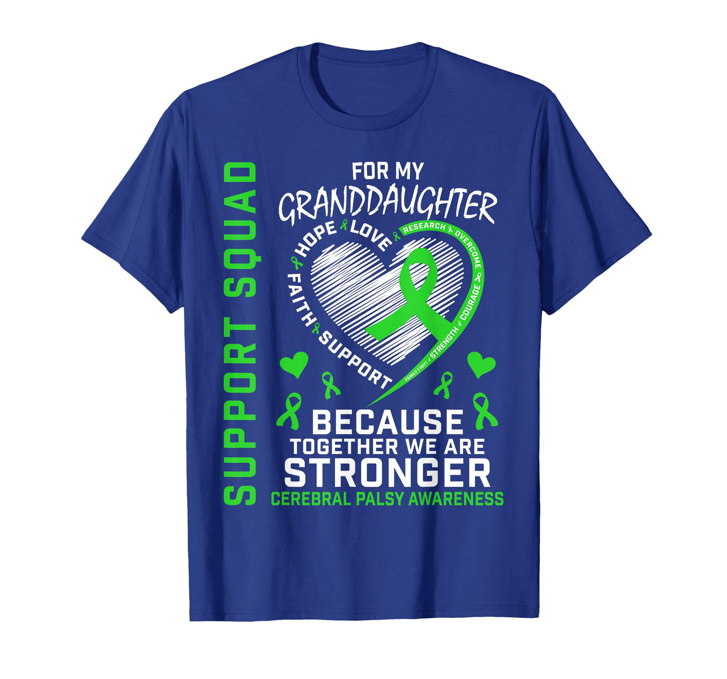 Granddaughter Cerebral Palsy Awareness Products Family CP T-Shirt