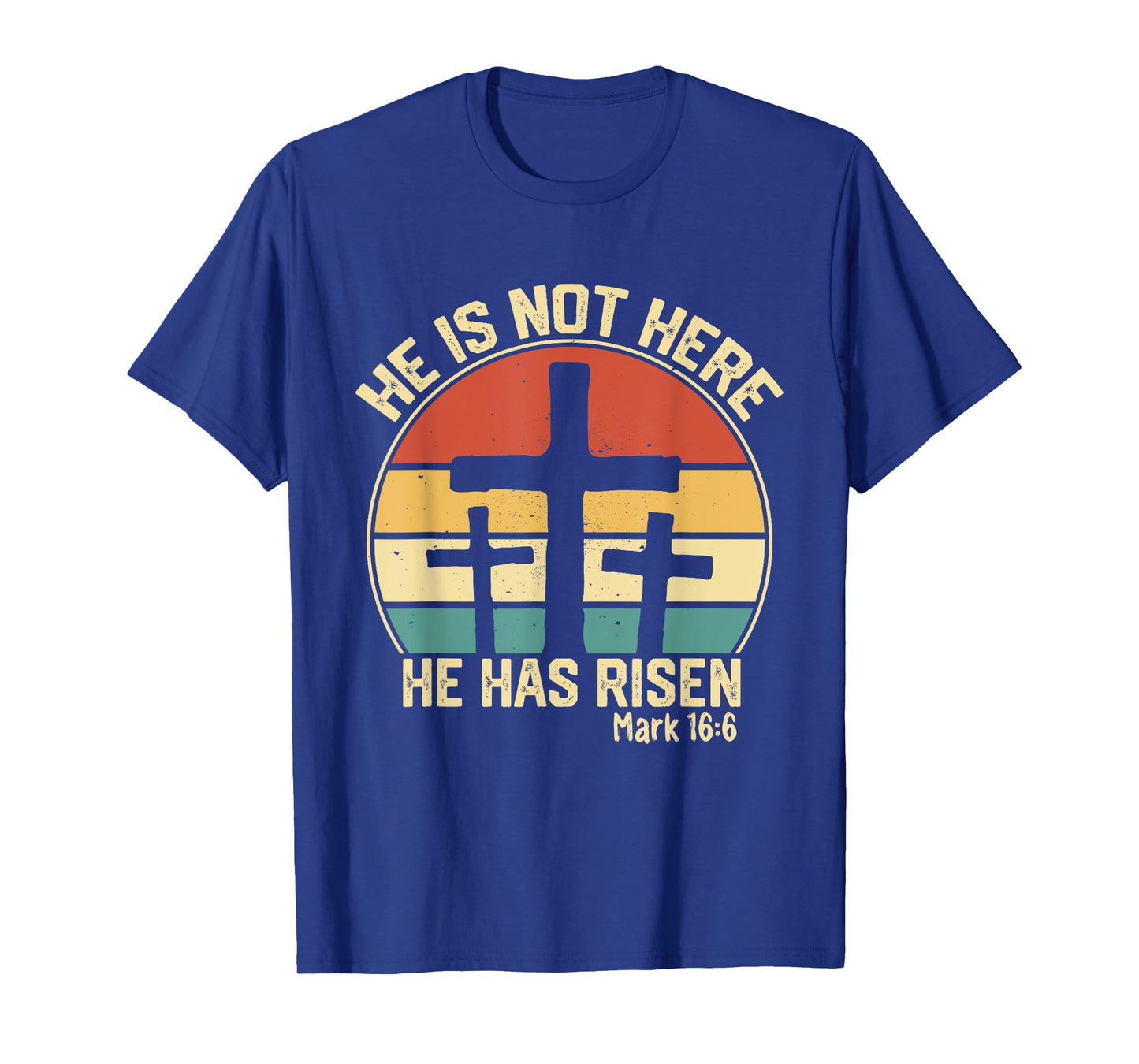 He has Risen He is not Here Jesus Retro Vintage Easter T-Shirt