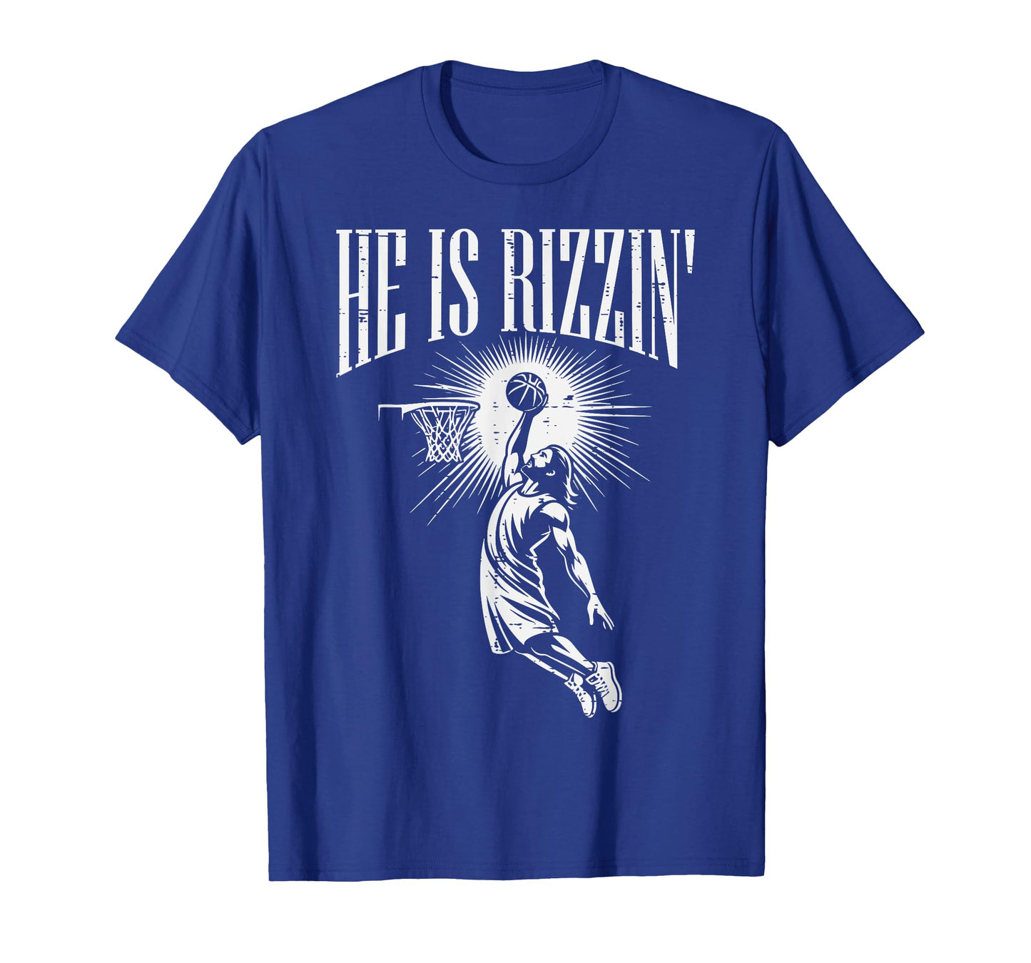 Easter He Is Rizzin Christian Religious Boys Kids Men Teen T-Shirt