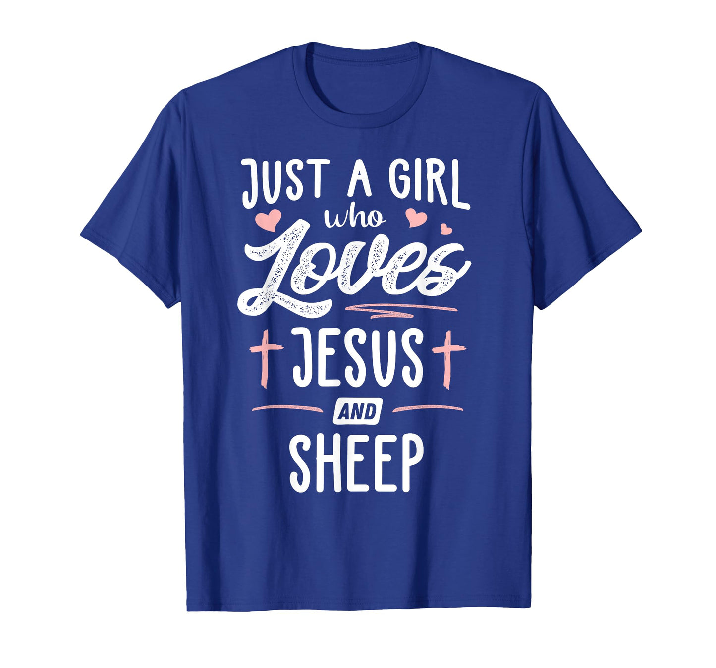 Just A Girl Who Loves Jesus And Sheep Gift Women T-Shirt