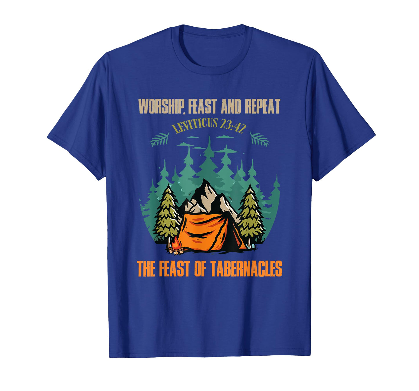 Worship Feast Repeat Feast of Tabernacles Hebrew Israelite T-Shirt