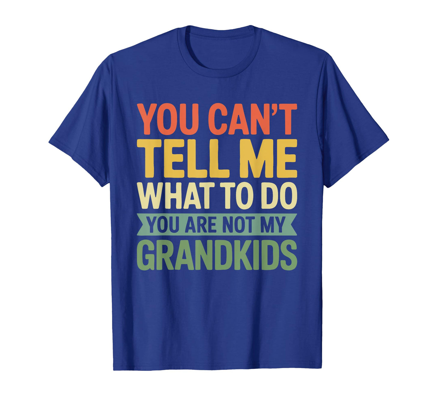 You Can't Tell Me What to Do You are Not My Grandkids Shirt T-Shirt