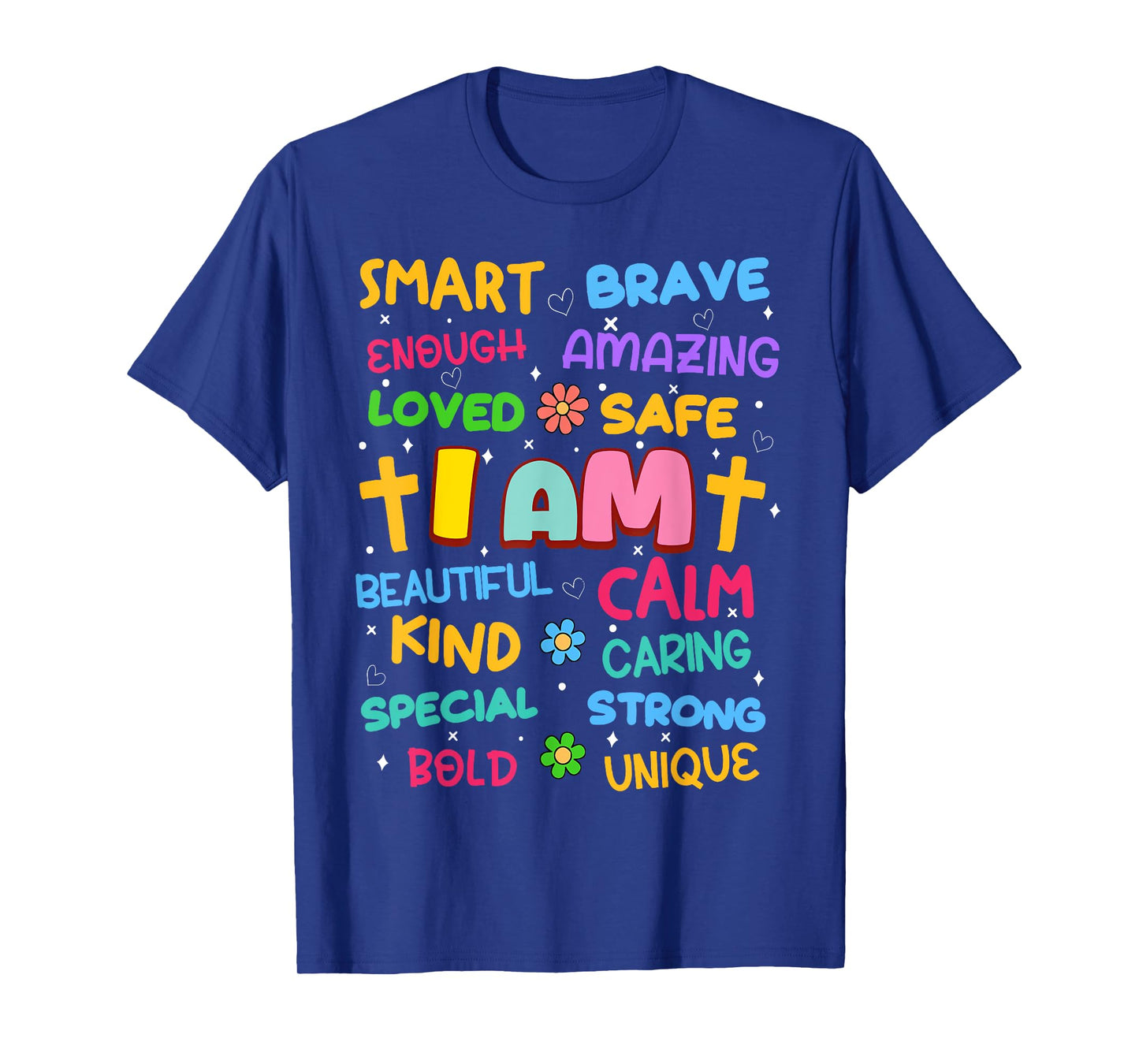 I Am Daily Affirmation Colorful Christian Kids Toddler Girls T-Shirt