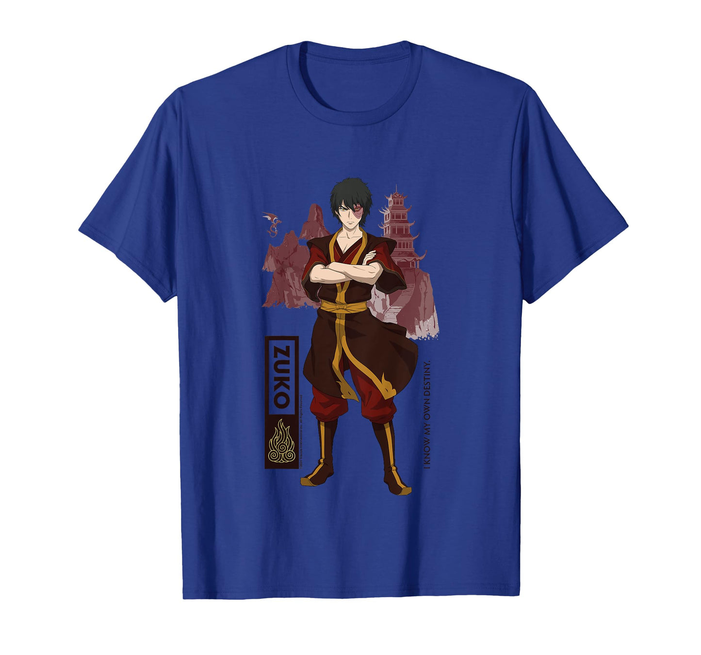 Avatar The Last Airbender Zuko Fire Destiny Quote Kids T-Shirt