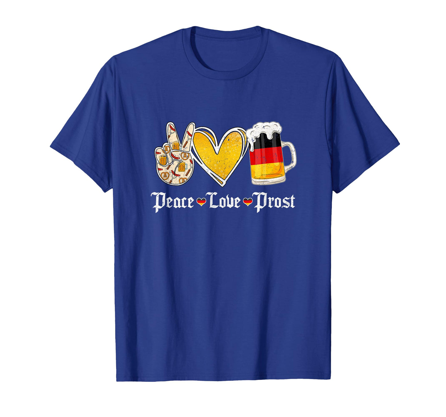 Cute Oktoberfest Costume Peace Love Prost Prost Oktoberfest T-Shirt