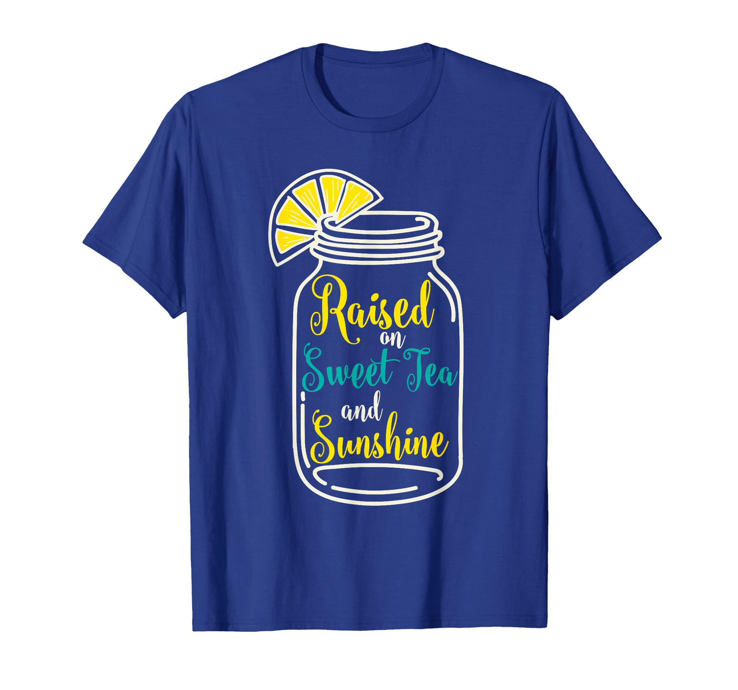 Girls Southern Gift T-Shirt Raised on Sweet Tea & Sunshine T-Shirt