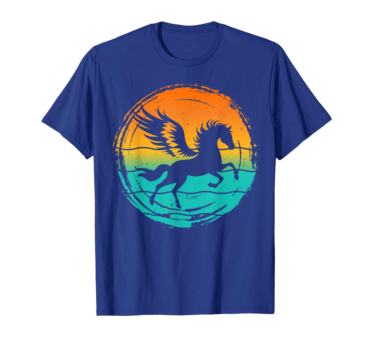 Greek Mythology Pegasus Wings Horse Stallion Vintage T-Shirt