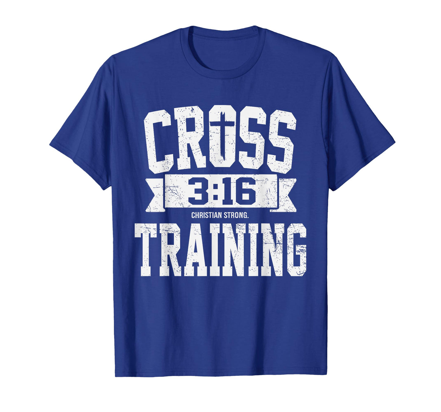 Cross Training 3 16 Christian Faith Motivational Bible T-Shirt