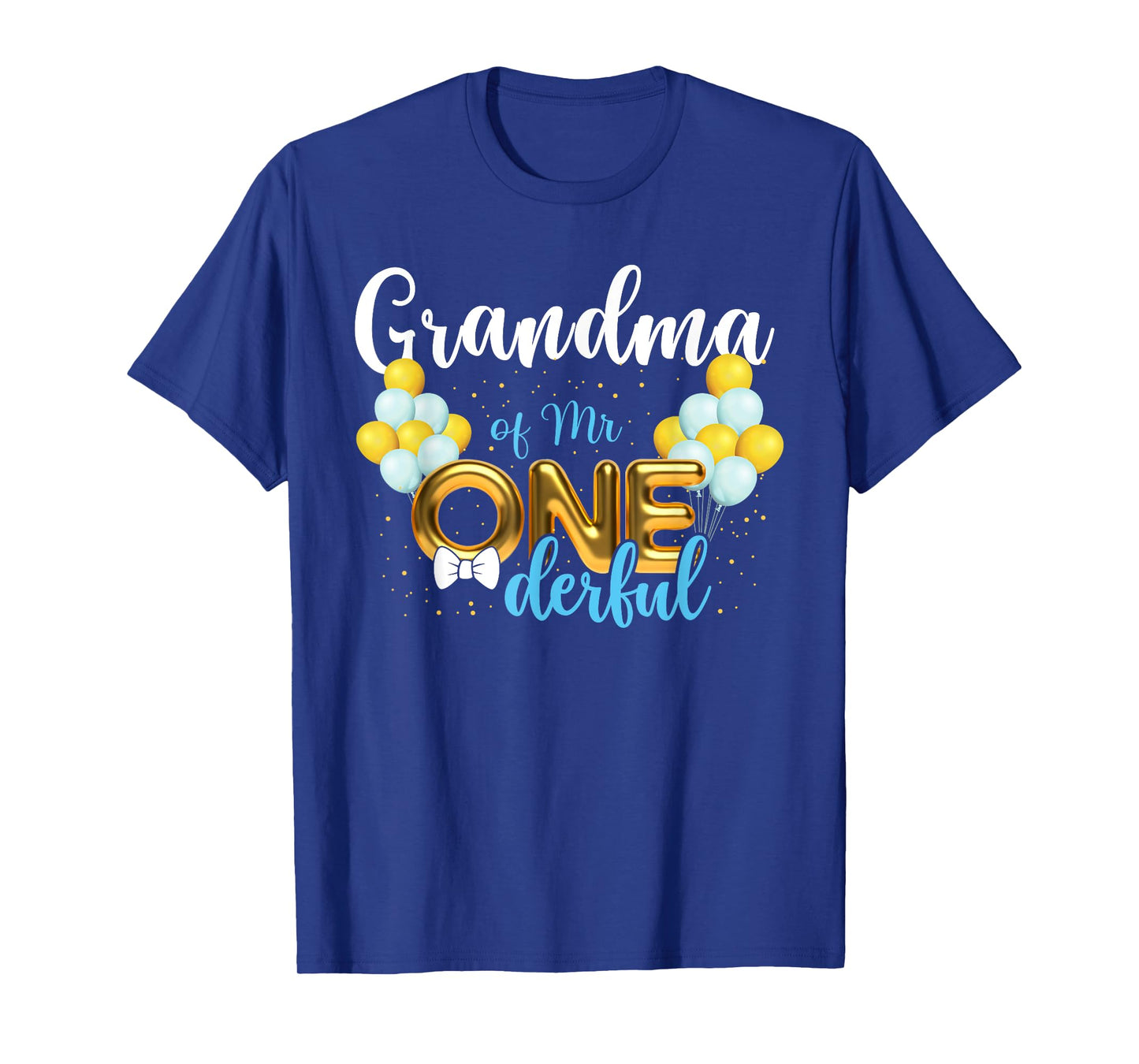 Grandma of Mr Onederful 1st Birthday First One-Derful T-Shirt