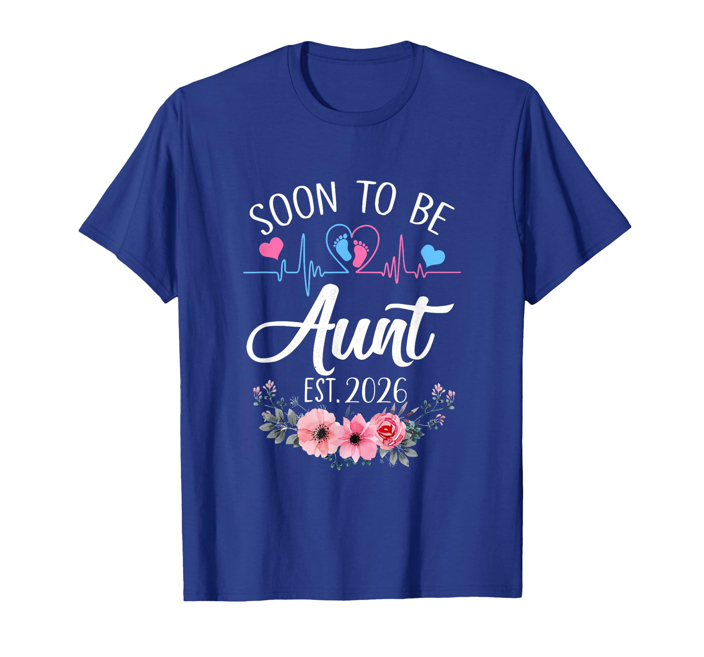 Soon To Be Aunt 2026 First Time Pregnancy Announcement T-Shirt
