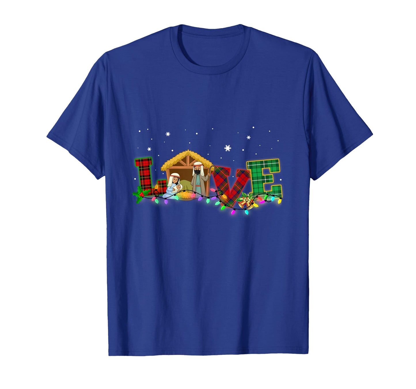 Happy Christmas Love Nativity Laurie Furnell Xmas T-Shirt