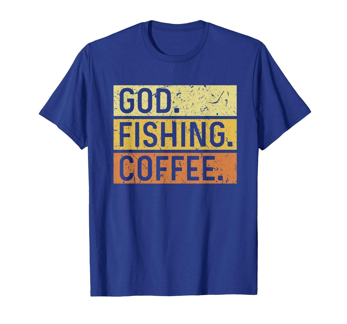 God Fishing Coffee Jesus Fish Fisherman T-Shirt