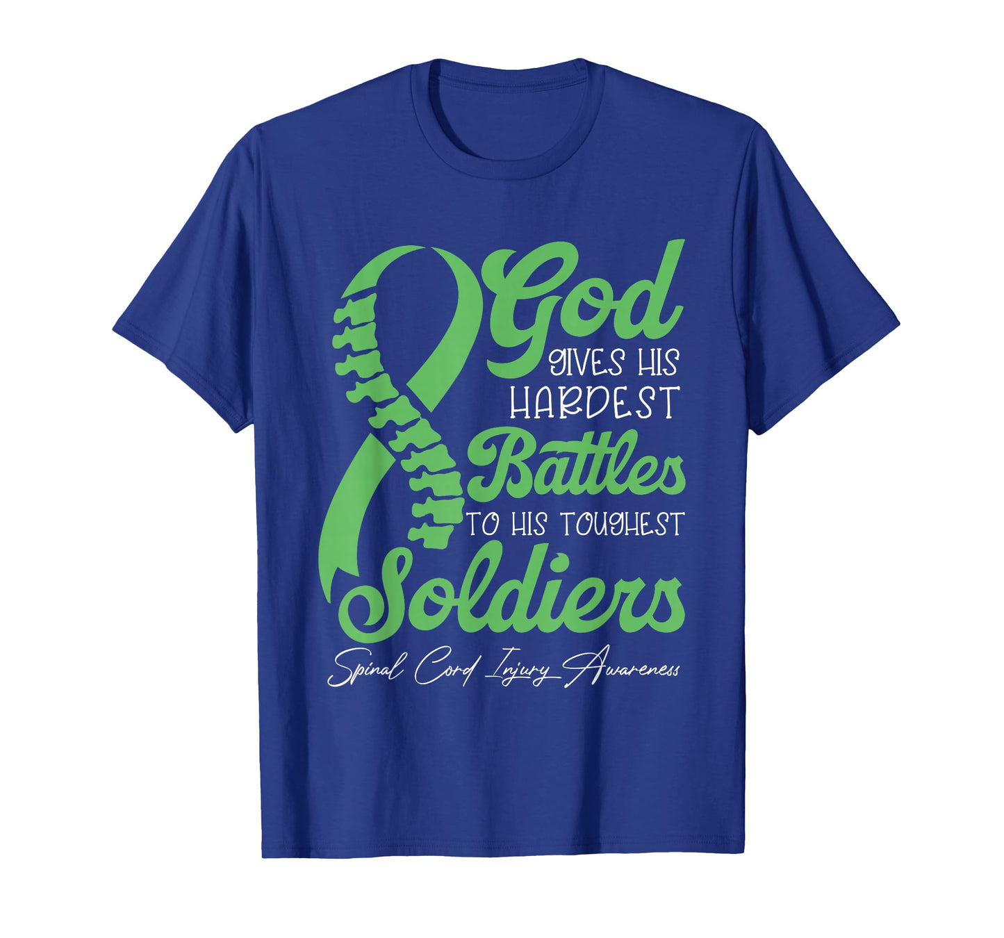 God Gives His Hardest Battles To His Toughest Soldiers T-Shirt