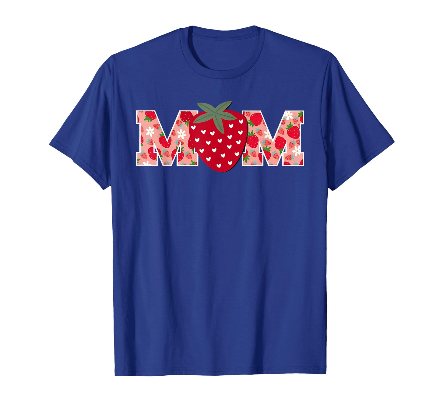 Mom Strawberry Happy Birthday Funny Strawberry Family Funny T-Shirt