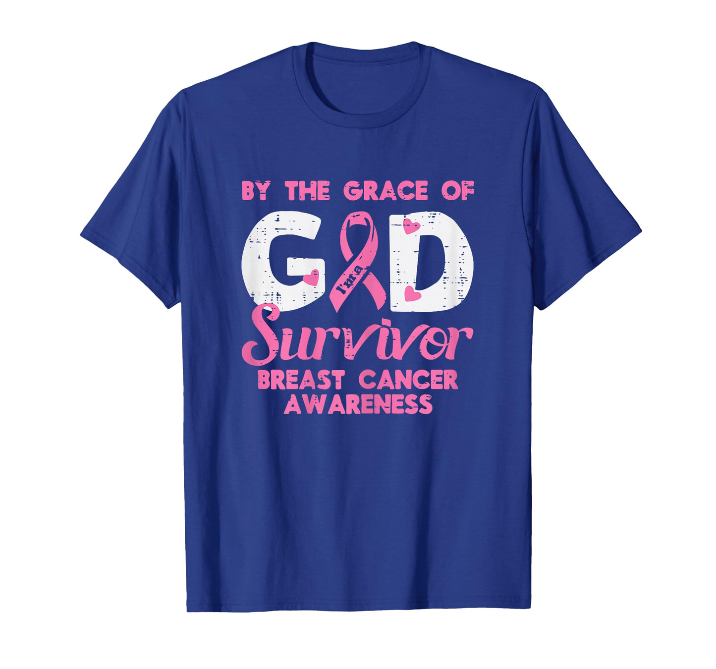 Grace God Breast Cancer Survivor Awareness Christian Women T-Shirt