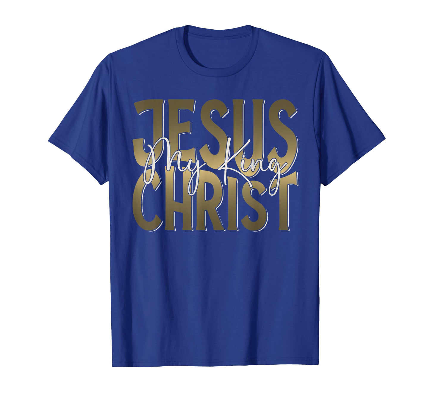 Christian Shirts for Women Men Christian Gifts Jesus My King T-Shirt