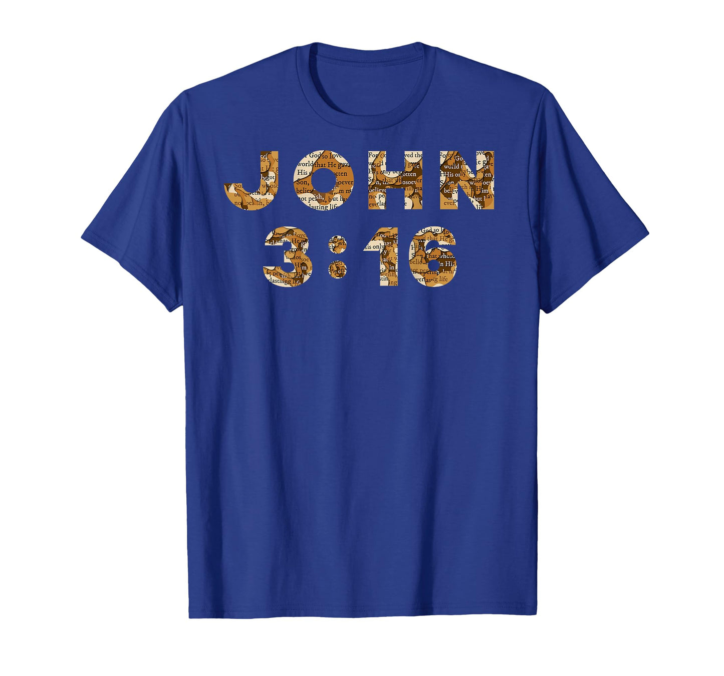 John 3:16 Christian Bible Verse WWJD Religious Back Design T-Shirt