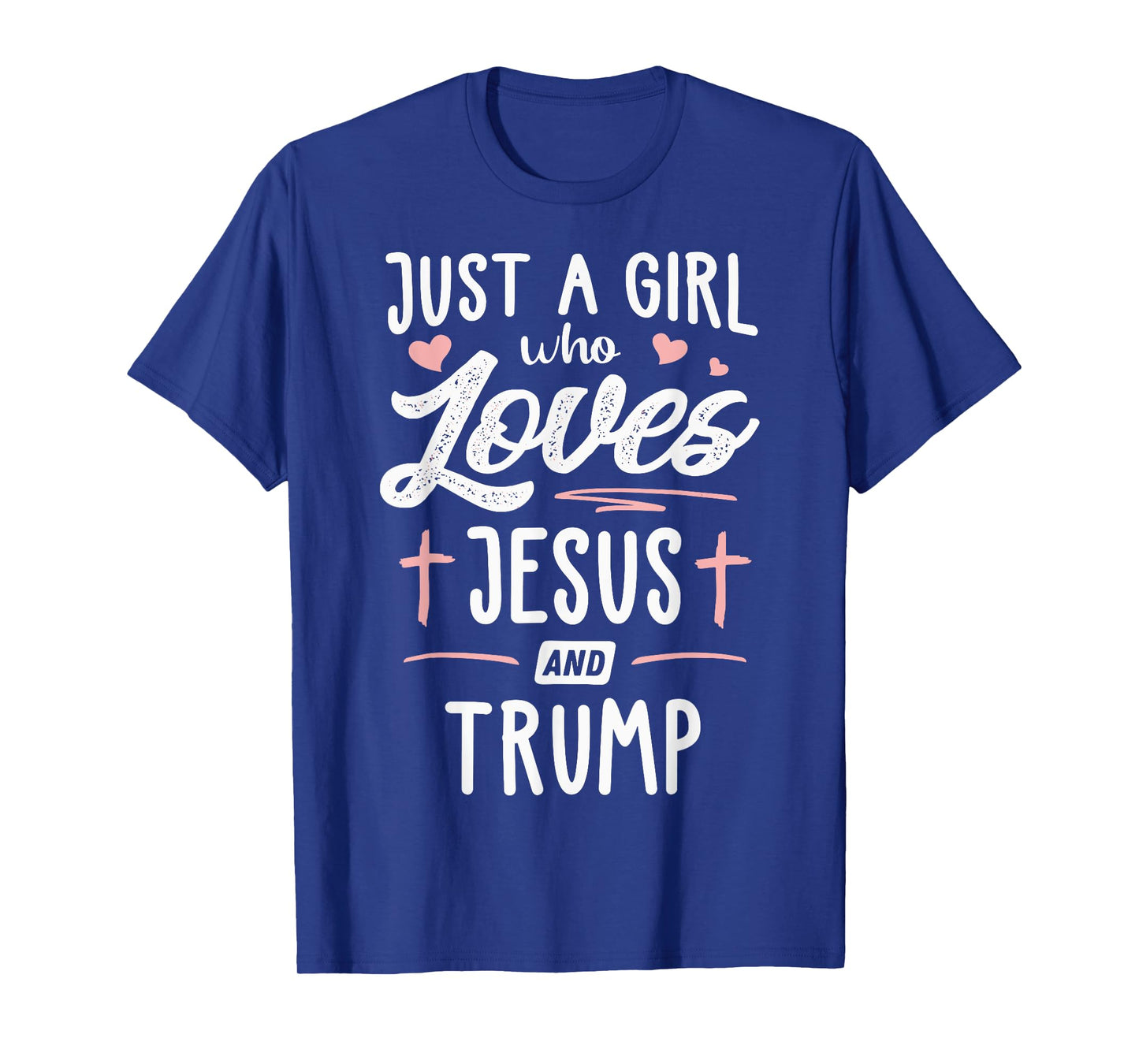 Just A Girl Who Loves Jesus And Trump Christmas 2024 T-Shirt