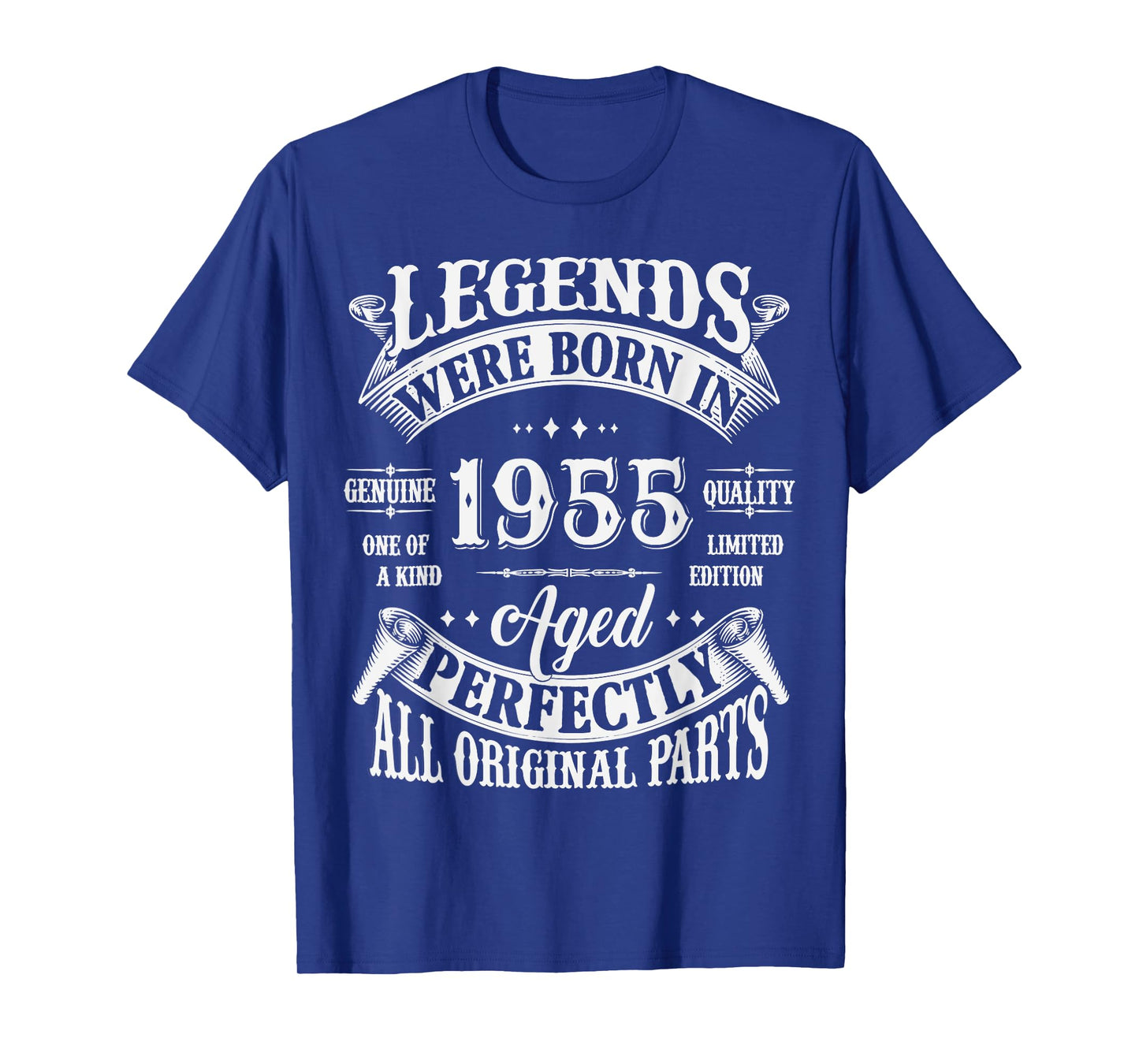 70th Birthday Tee 70 Years Old Vintage Legends Born In 1955 T-Shirt