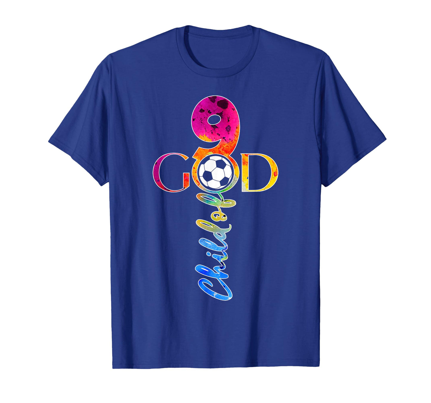 JESUS 9 YEARS CHILD OF GOD SOCCER 9TH BIRTHDAY T-Shirt