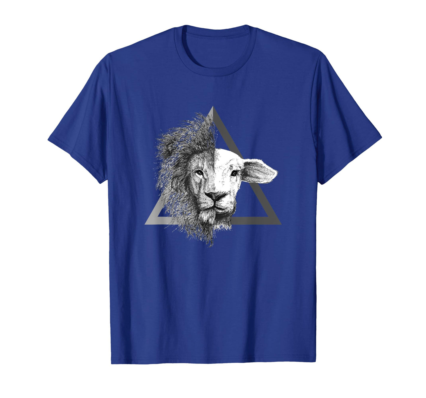 Christian T-Shirt - Jesus Lion and Lamb T-Shirt