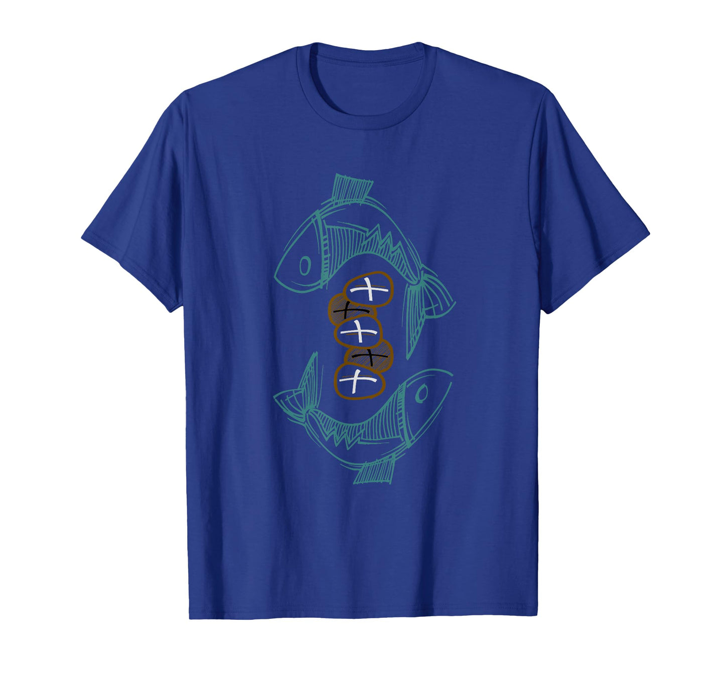 Five Loaves and Two Fish, Miracle Faith Christian T-Shirt