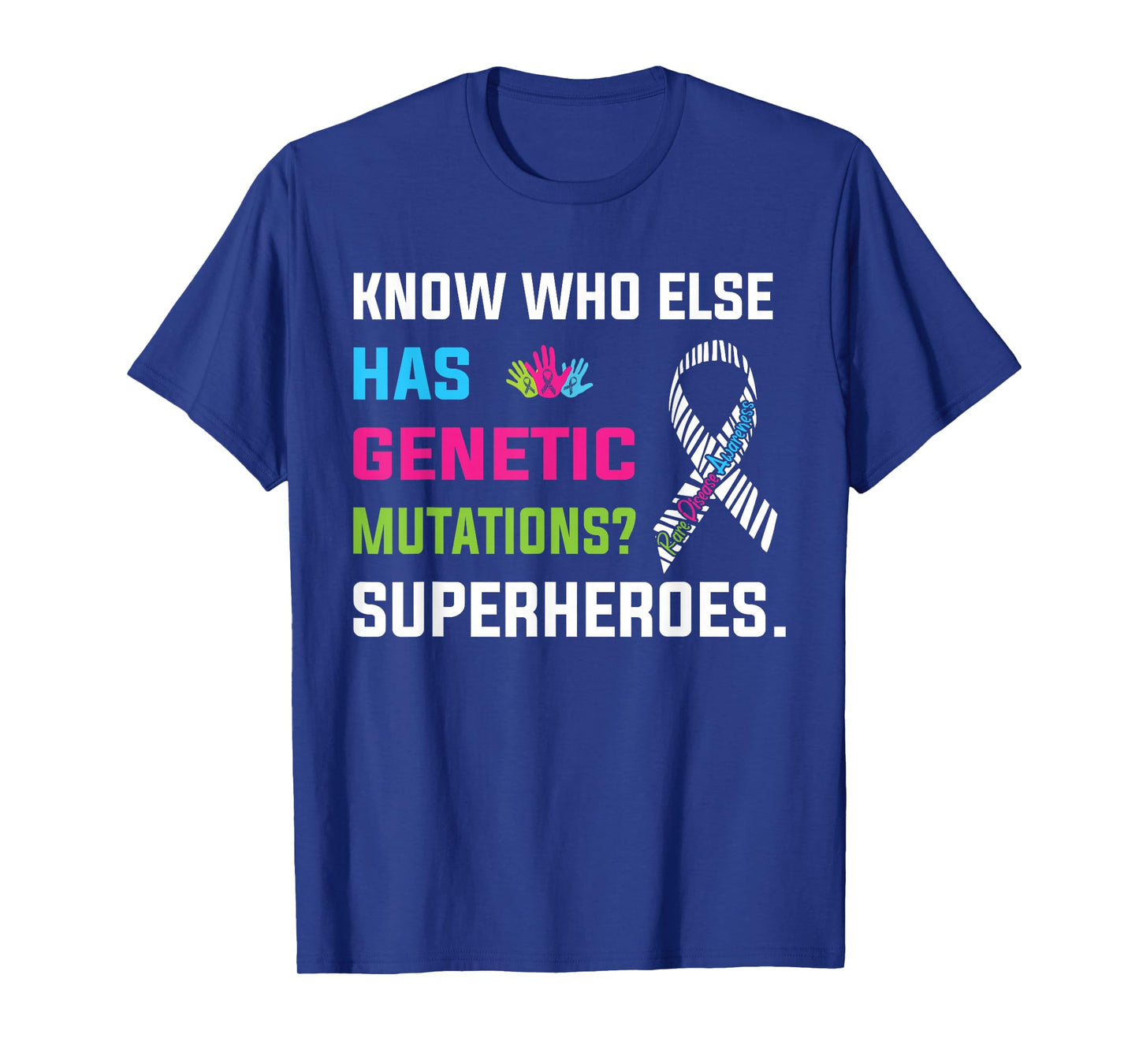 Rare Disease Awareness Day 2025 Rare Genes Superheroes T-Shirt