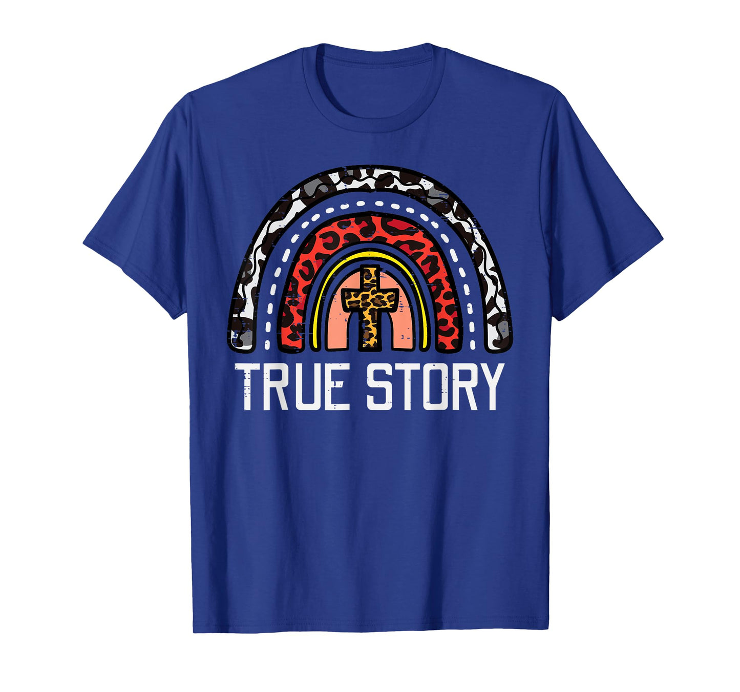 True Easter Story Rainbow Religious Christian Women Girls T-Shirt