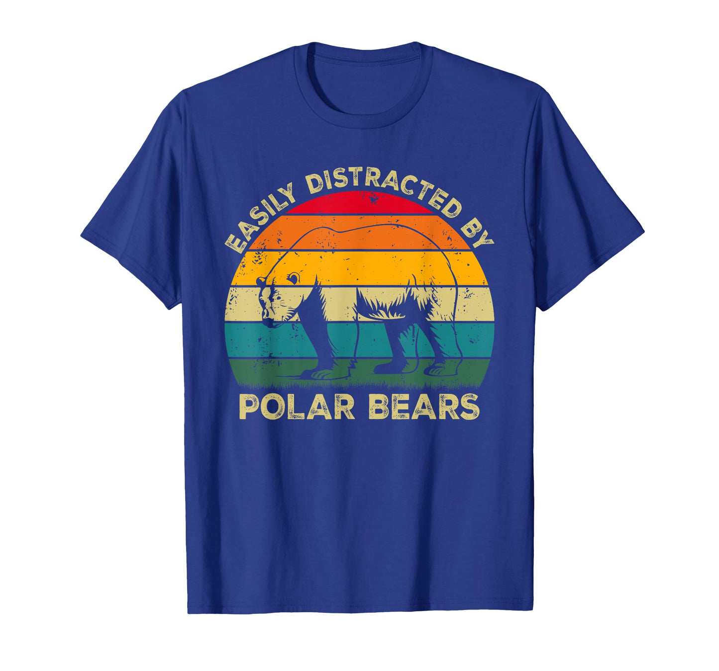 Easily Distracted By Polar Bears, Cute Polar Bear Lovers T-Shirt
