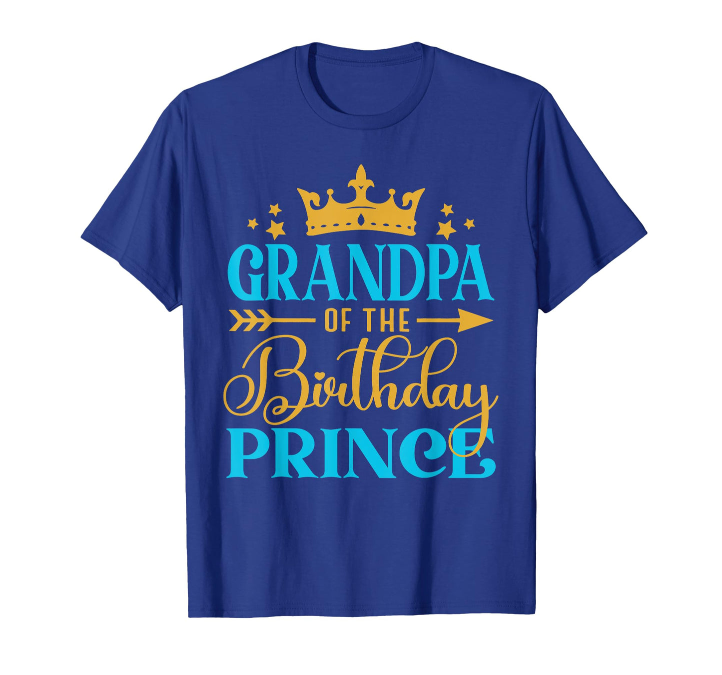Grandpa Of The Birthday Prince Boy Bday Party Idea For Him T-Shirt
