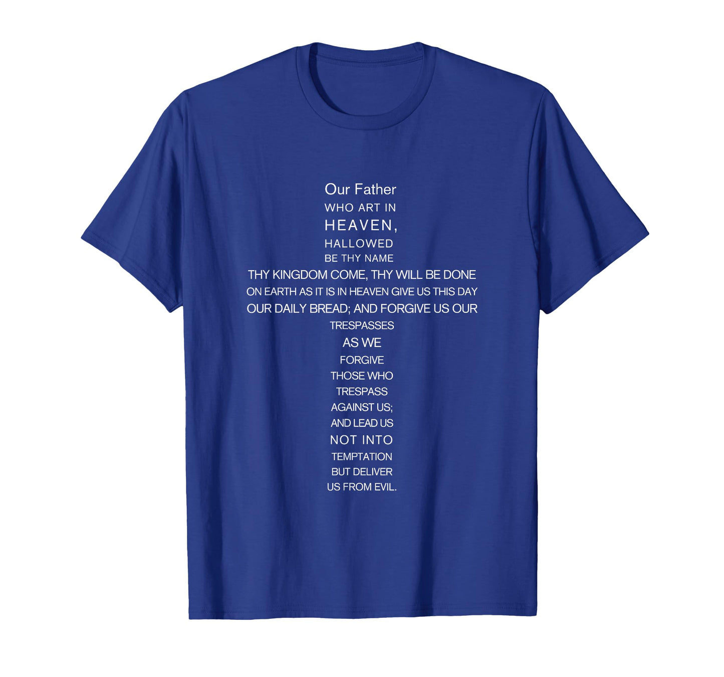 The Lord's Prayer Christianity - Bible Verse Faith T-Shirt