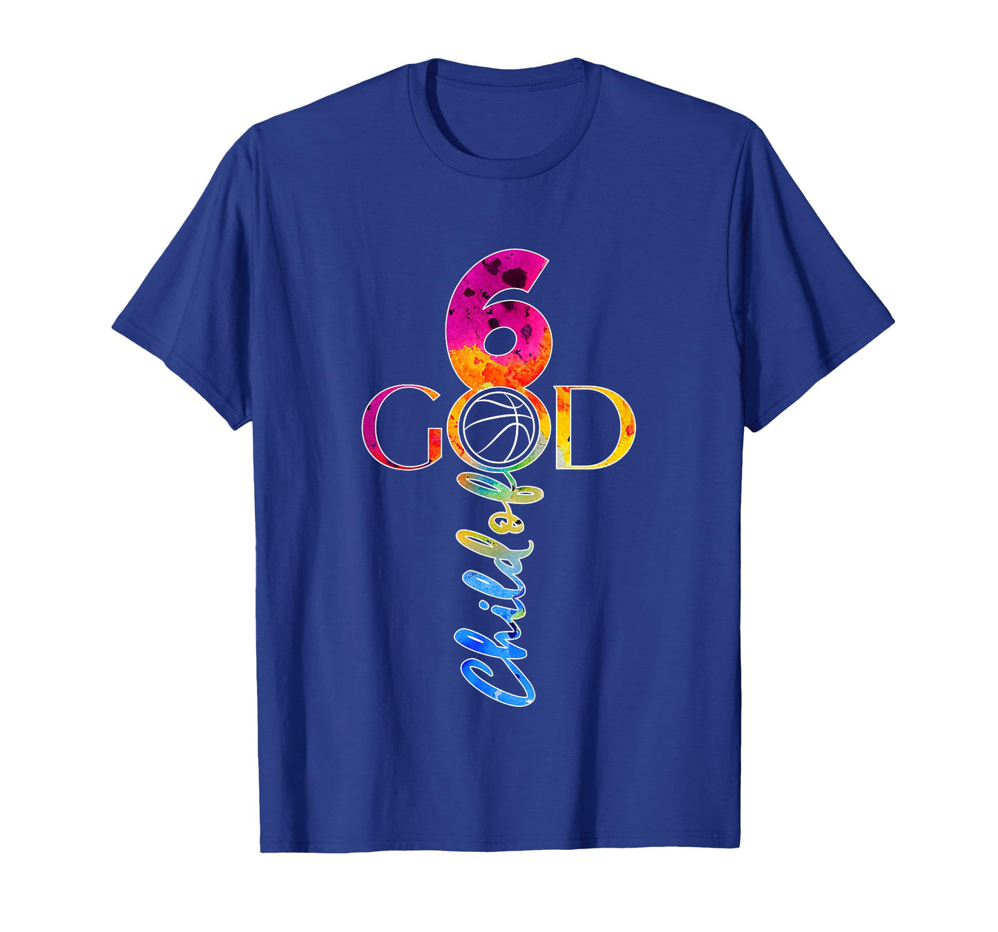 JESUS 6 YEARS CHILD OF GOD BASKETBALL 6TH BIRTHDAY T-Shirt