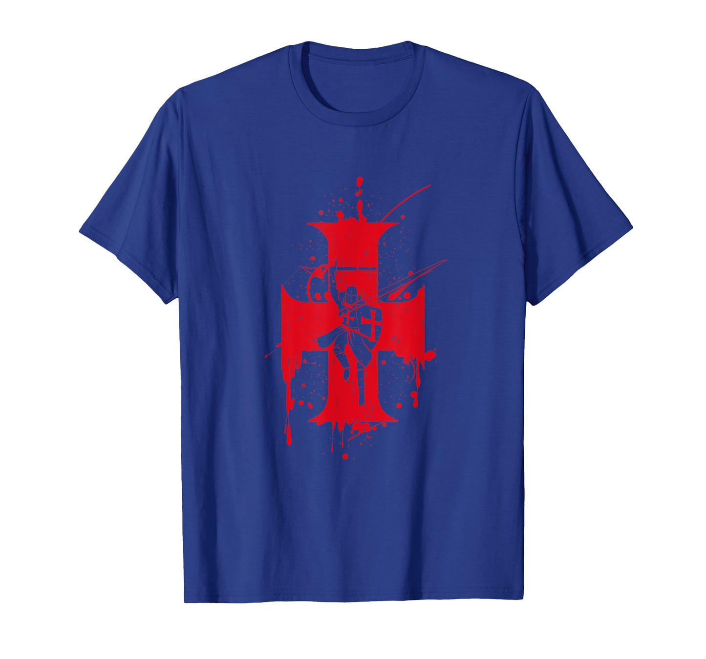 Catholic Templar Knights Templar Cross T-Shirt