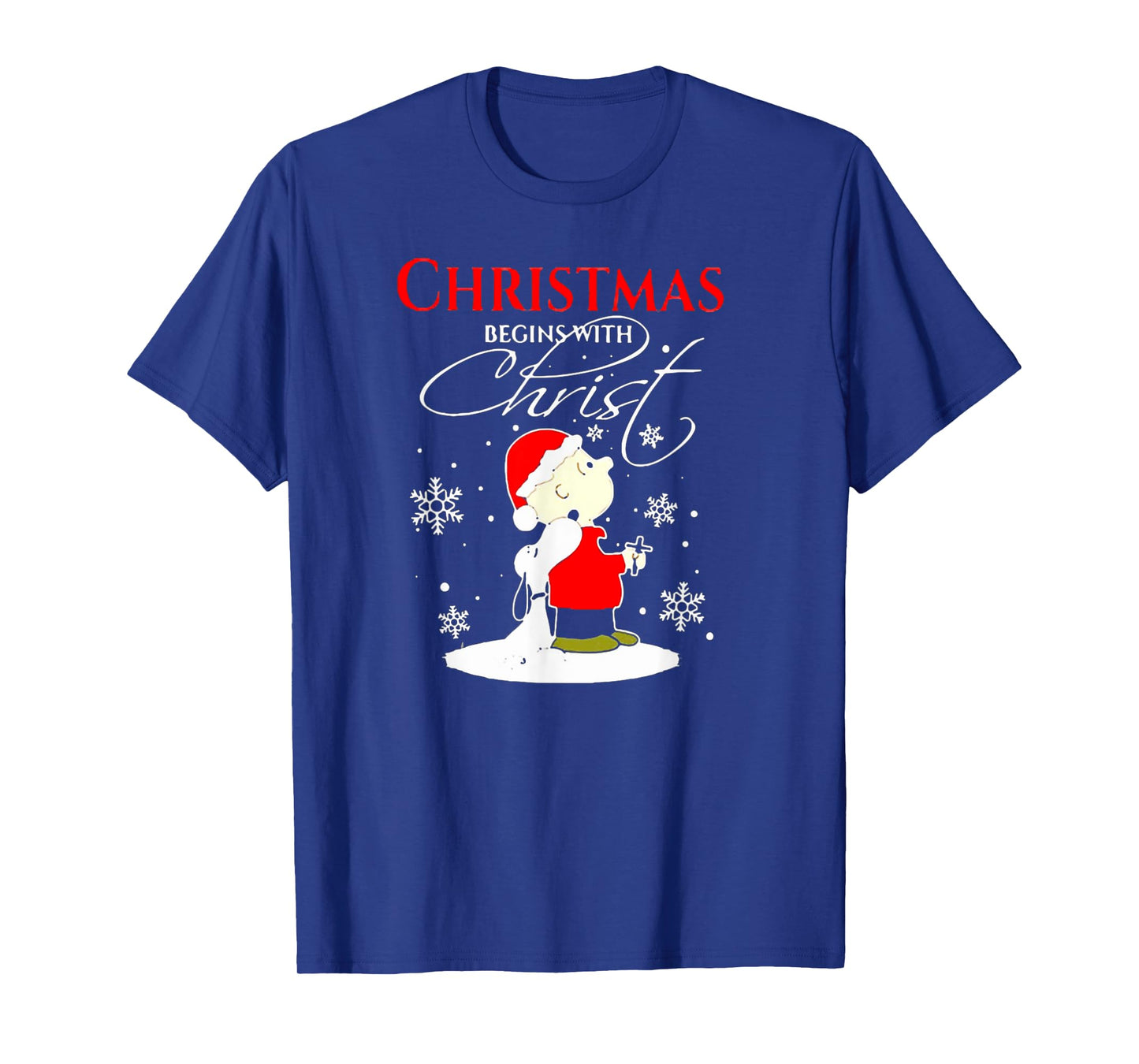 Christmas Begins With Christ Xmas Gift Holiday costume T-Shirt