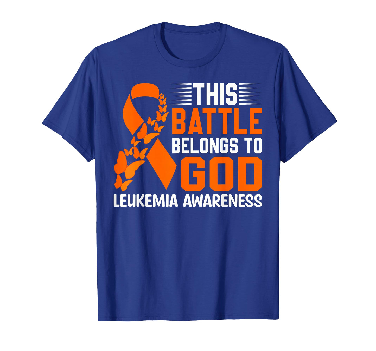 Childhood Leukemia Fighters Orange Ribbon Awareness T-Shirt