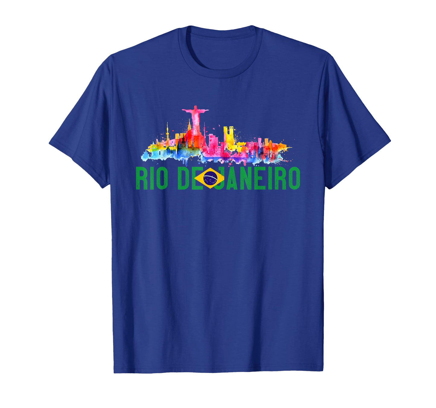 Rio De Janeiro Sugarloaf Mountain Christ The Redeemer Statue T-Shirt