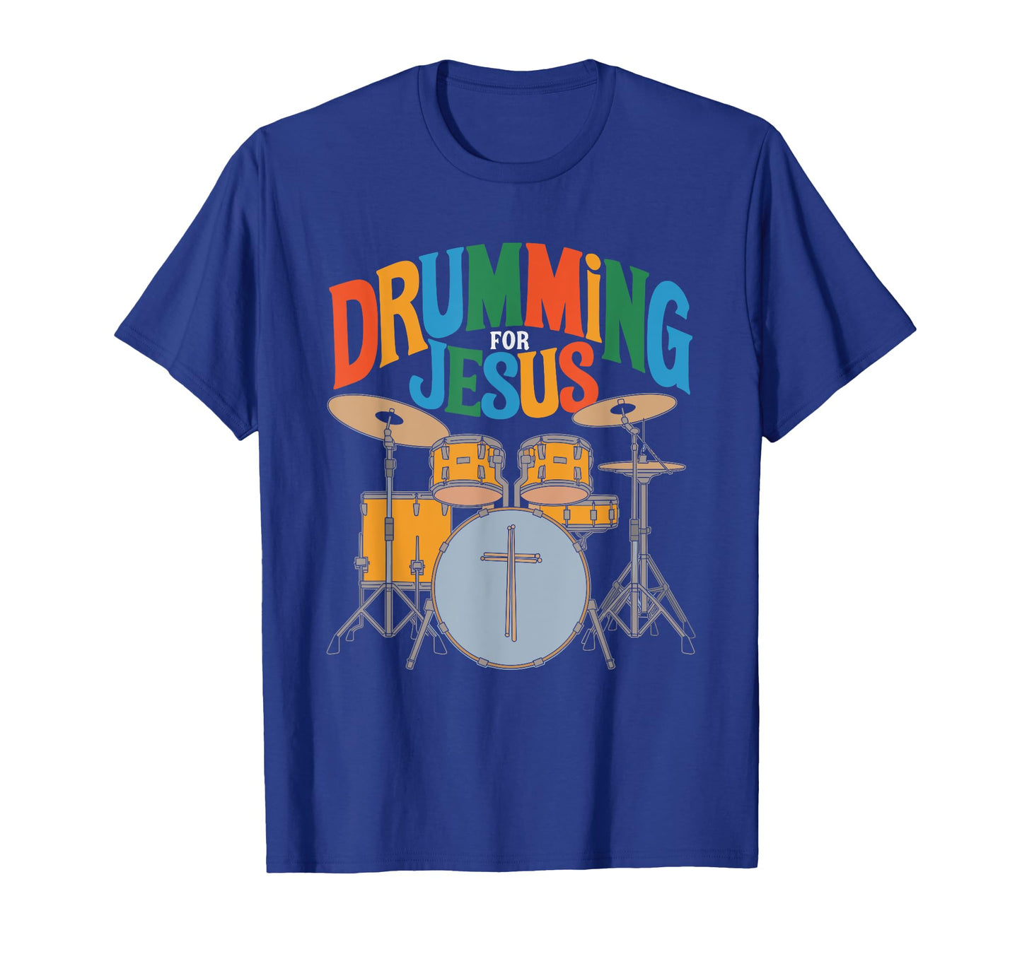Drumming For Jesus, Drums Percussionist And Drummer Drumming T-Shirt