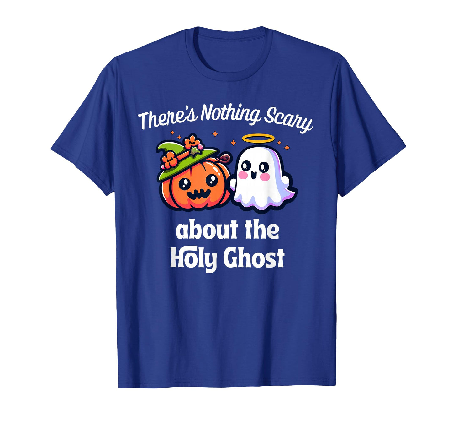 Christian Holy Ghost Halloween Nothing Scary Christian Jesus T-Shirt