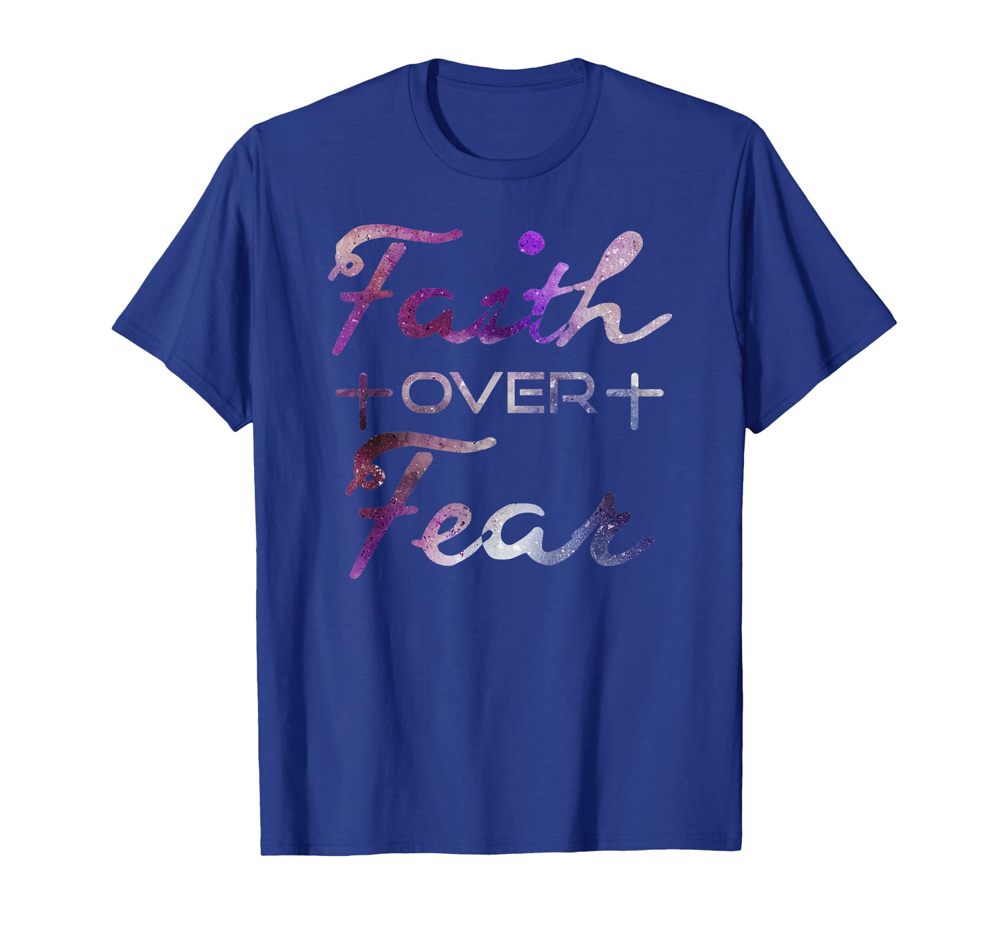 Faith Over Fear T-Shirt Christian Inspiration Bible Quote