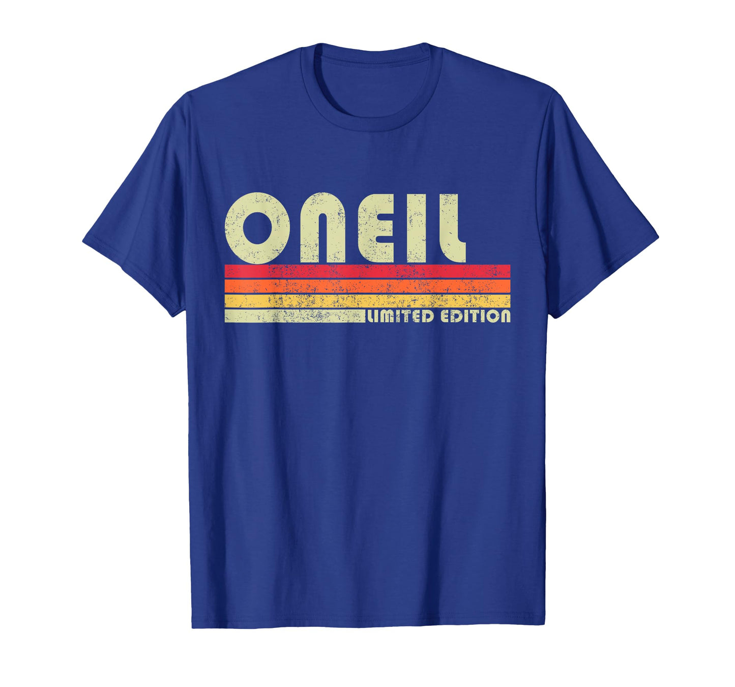 ONEIL Surname Funny Retro Vintage 80s 90s Gifts Men Women T-Shirt
