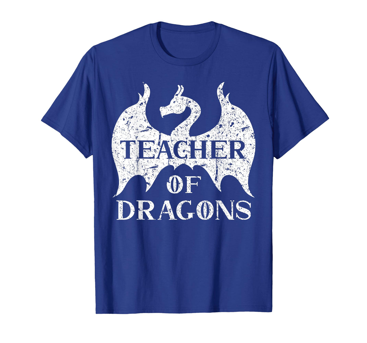 Vintage Teacher Of Dragons Funny Quotes Teacher Student T-Shirt for Men Women