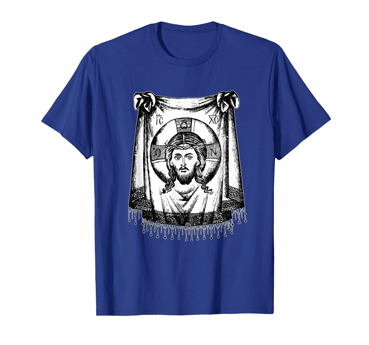 Jesus Christ Face Veronica Cloth Holy Sacred Faith Orthodox T-Shirt