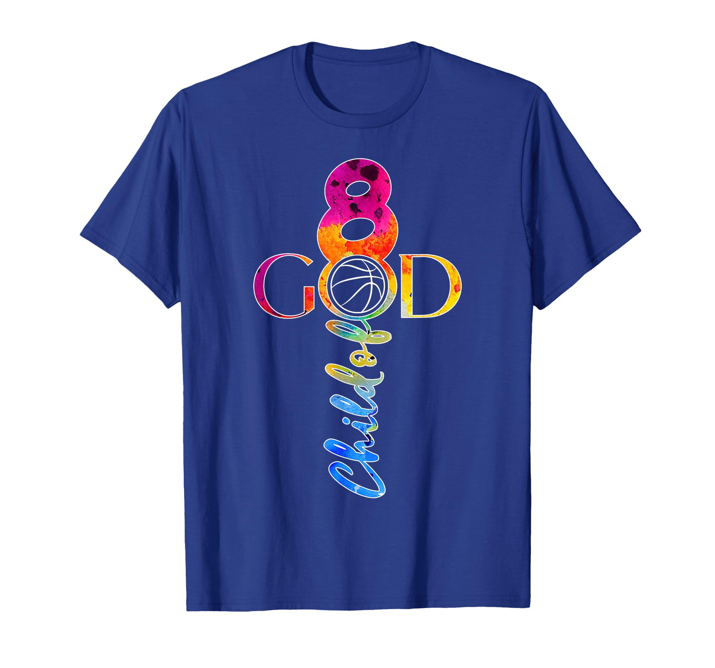 JESUS 8 YEARS CHILD OF GOD BASKETBALL 8TH BIRTHDAY T-Shirt