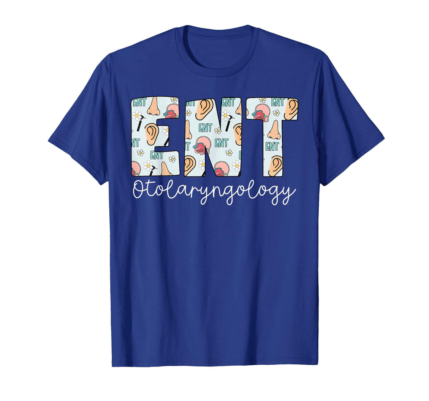 Retro ENT Nurse Otolaryngology Ear Nose Throat Nursing T-Shirt