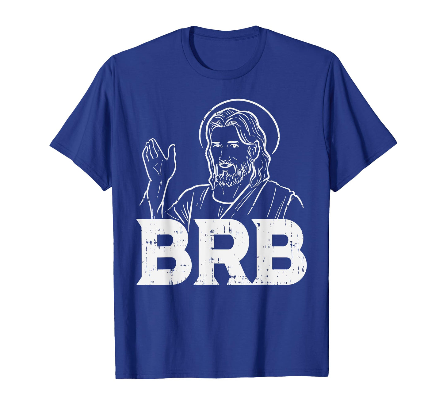 BoredKoalas Jesus Shirts Religious Christian Gift Jesus Brb Funny God Jesus Faith Resurrection T-Shirt